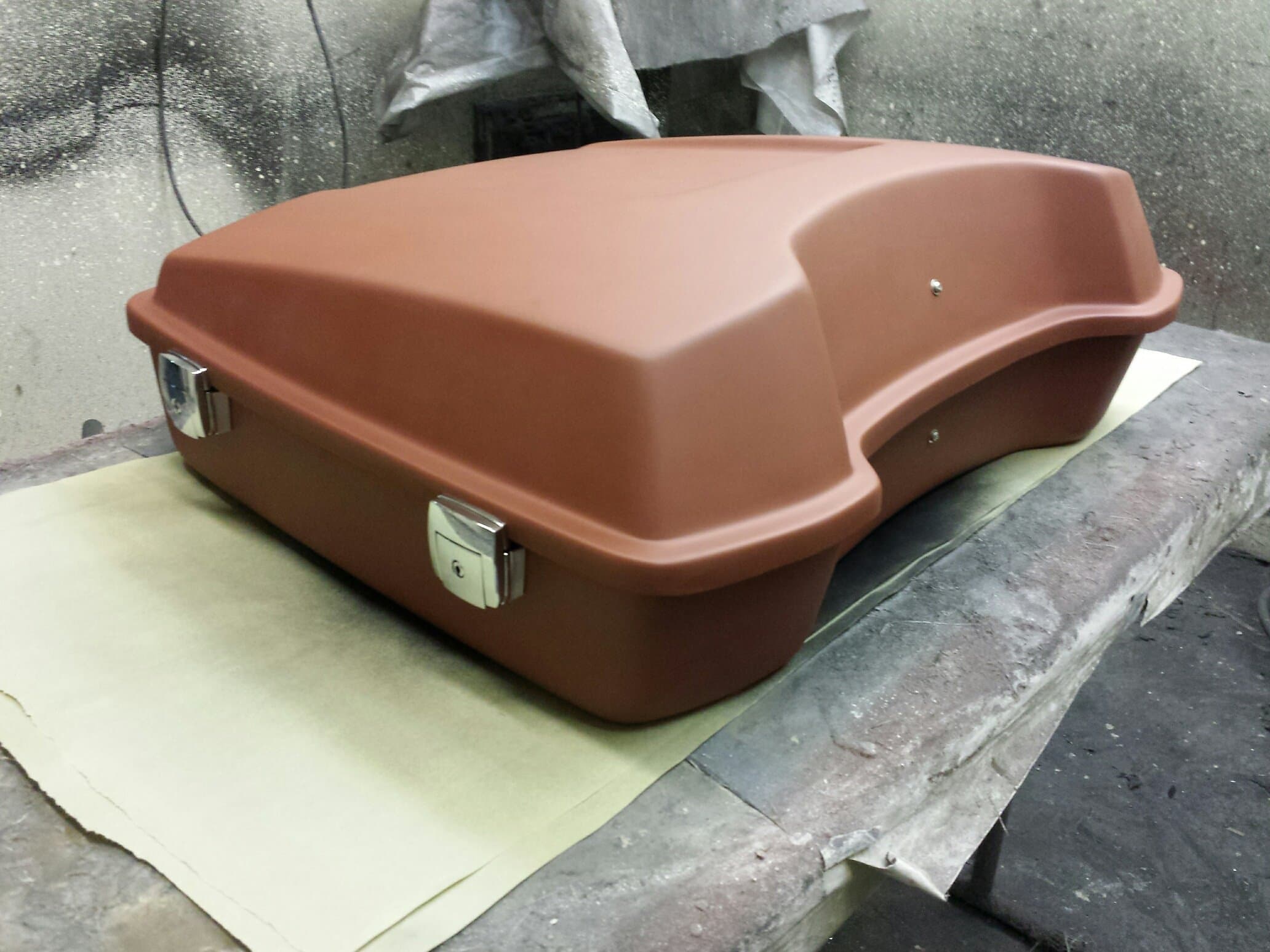 Scootworks ChoptPac Low Profile Motorcycle Trunk