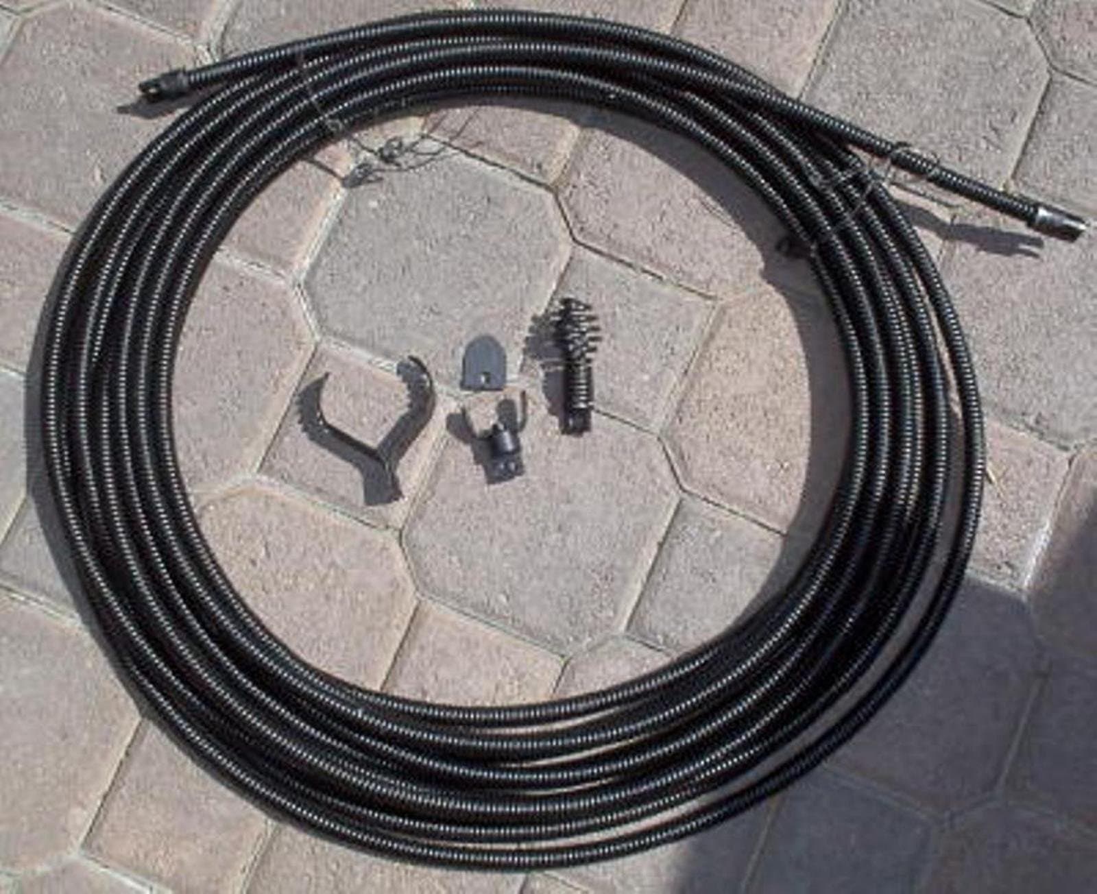 50' 1/2" Drain Auger Sewer Snake Cable Replacement